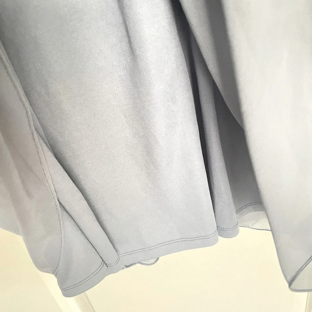 NWT J Kara Sleeveless Evening Gown Dusty Blue/Silver  Size 16 - Picture 6 of 14